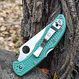 Ніж складний Spyderco Delica 4 Green, фото 3