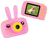Дитяча фото відео камера Smart Kids Camera цифровий фотоапарат Рожевий, фото 6