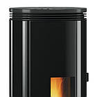 Пелетна піч для повітряного опалення з тонованим склом NORDICA Pamela Crystal BLSC — 8 кВт, фото 4