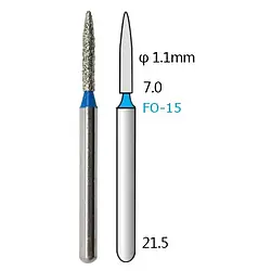 Алмазні бори - FO-15 - 5 шт