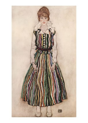Листівка Egon Schiele - Porträt der Künstlerin Edith, 1915, фото 1