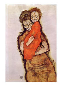 Листівка Egon Schiele - Mutter und Kind, 1914