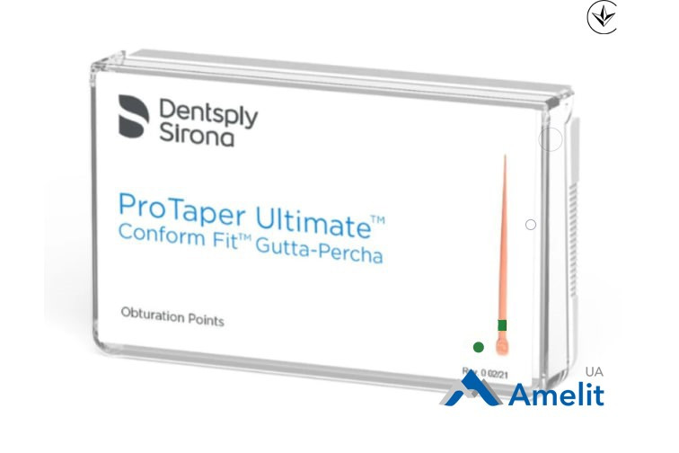 Штифти гутаперчеві ProTaper Ultimate Conform Fit, розмір FX (Dentsply sirona), 60 шт./пак.