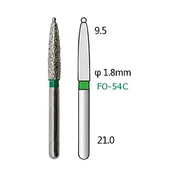 Алмазні бори - FO-54C - 5 шт