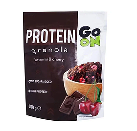 Протеїнова гранола Брауні-вишня Protein Granola Go On Nutrition brownie & cherry 300 г