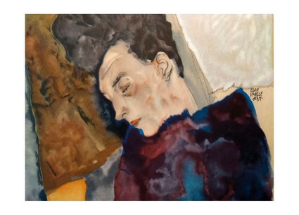 Листівка Egon Schiele - Eine Frau, 1911, фото 1