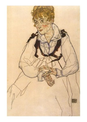 Листівка Egon Schiele - Bildnis Edith Schiele, 1917, фото 1