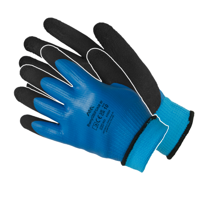 Рукавички робочі теплі з подвійним обливом "RWnyl 2 BI Foam"