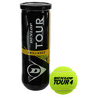 М'ячі для великого тенісу 3 шт DUNLOP TOUR BRILLIANCE DL601326