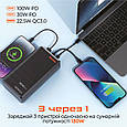 УМБ Techno PDC130 38000 mAh, 130W Power Delivery Black, фото 4