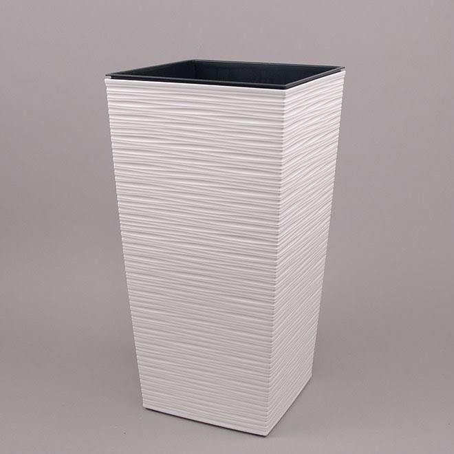 Пластиковий горщик з вкладом для рослин (квітів) FINEZJA DLUTO 11.5 л