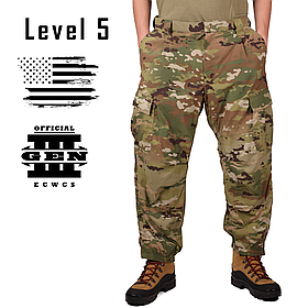 Штани ECWCS Gen III Level 5, Розмір: S/R, Колір: OCP Scorpion, Soft Shell