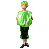 Детский карнавальный костюм Яблоко 4-9 лет (3 ед) атлас