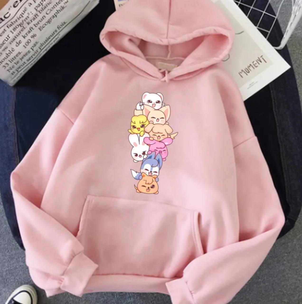 Стильне жіноче худі с группою "Stray Kids", фото 1