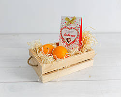 Ящик дерев’яний декоративний Скандинавія нефарбований