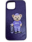 Чохол для IPhone Оригінальний чохол POLO Santa Barbara “Bear series” Deep Purple iPhone 13/14, фото 2