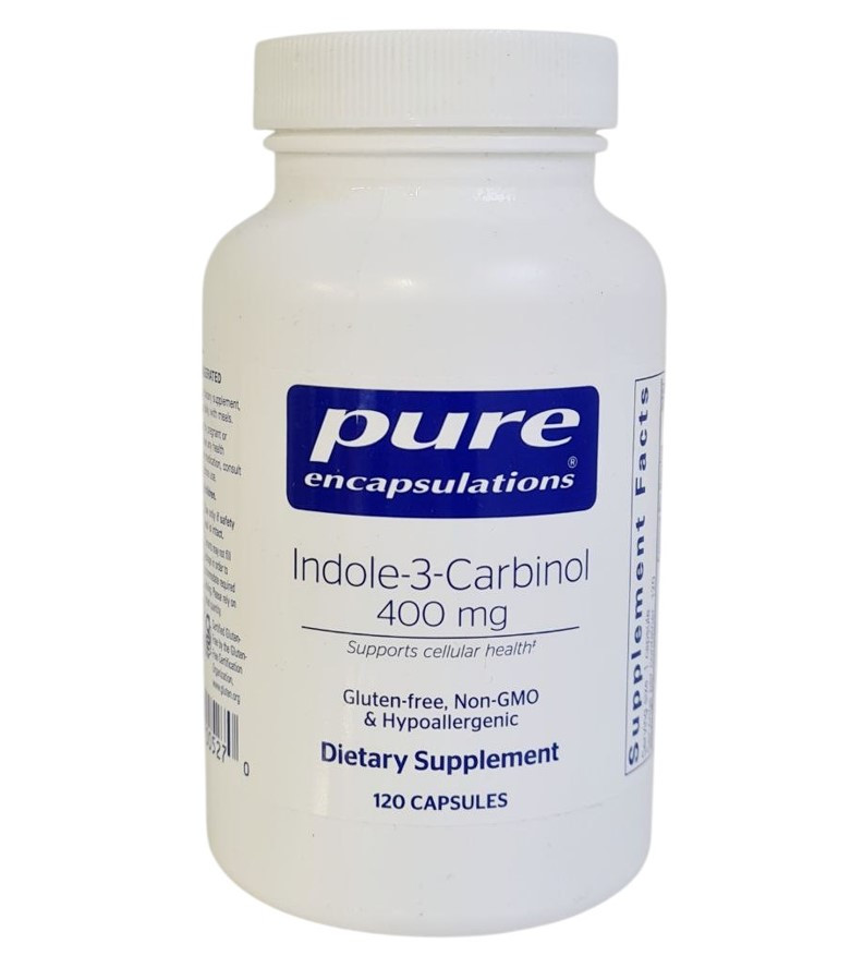 Pure Encapsulations Indole-3-Carbinol / Індол-3-карбінол 400 мг 120 капсул