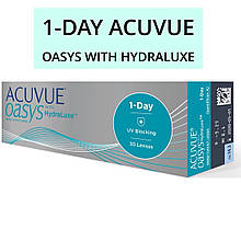 1 day Acuvue Oasys with HydraLuxe - 30 лінз | Одноденні контактні лінзи