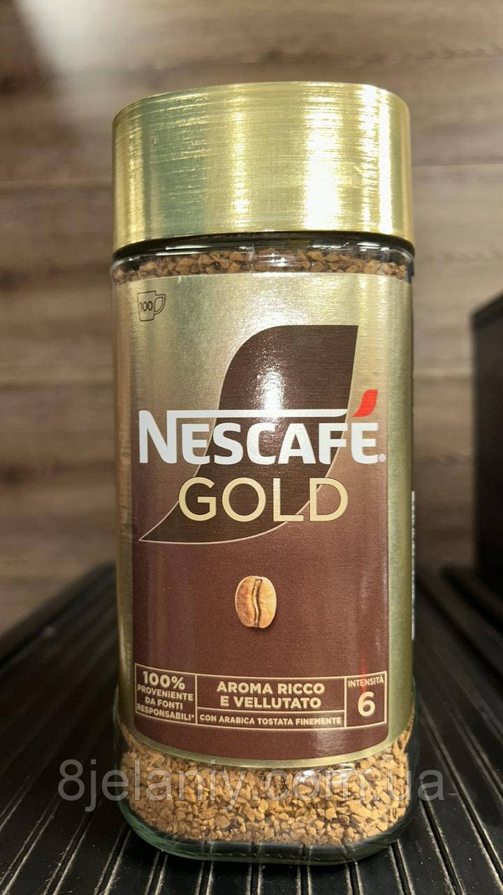 Розчинна кава Nescafe Gold 200 гр Швейцарія