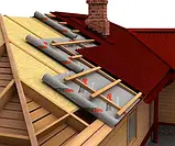 ROOFER AL100 Мембрана пароізоляційна металізована (70 м кв.) шир.1,6 м ALUMINIUM 100, фото 7