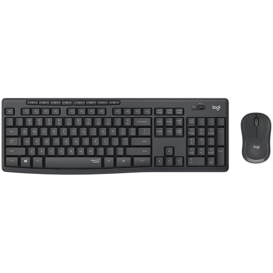 Комплект (клавіатура + миша) Logitech MK295 Silent Graphite UA (920-009807, 920-009800), фото 1