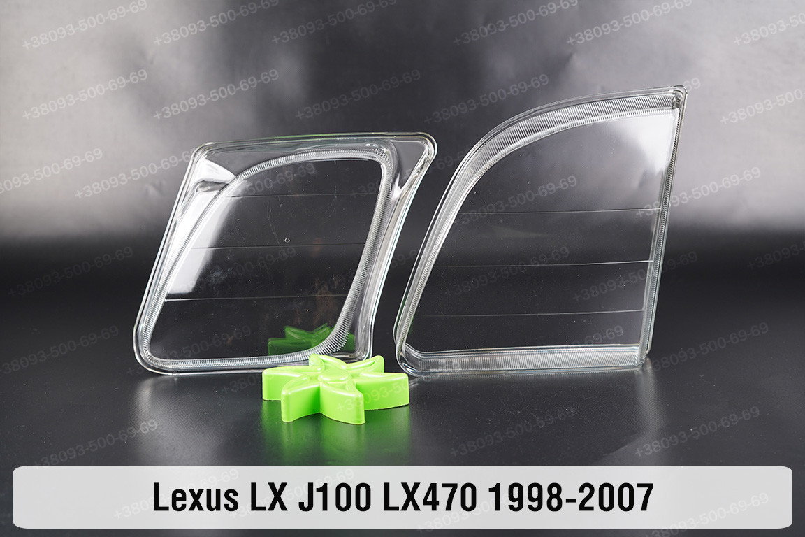 Скло фари Lexus LX J100 LX470 (1998-2007) ліве, фото 1