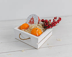 Ящик дерев’яний декоративний Прованс білий