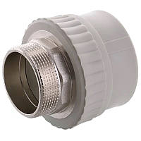 Муфта ППР 63х2" KLD зовнішня різьба латунь