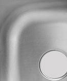 Мийка накладна MONRO 6060 (06/160) Decor права чаша квадратна, фото 2