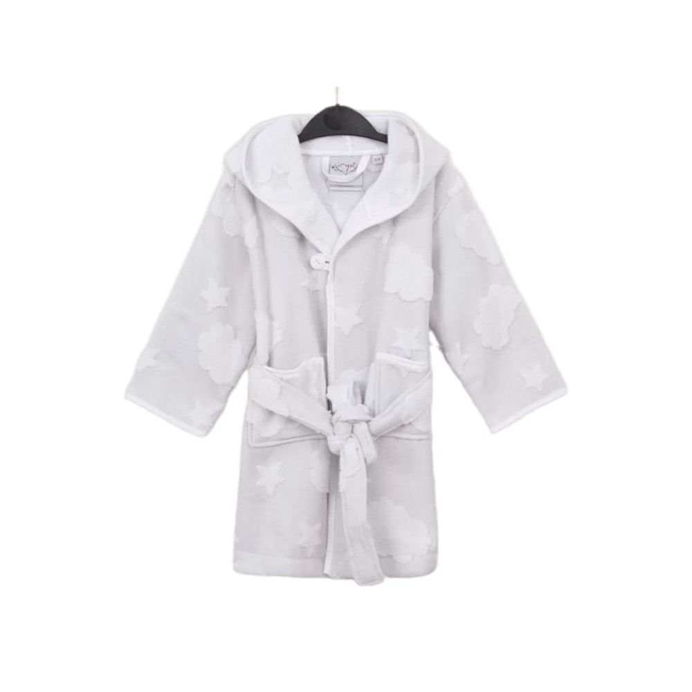 Халат дитячий Irya - New Cloud gri сірий 2-3 роки 88-98 см, фото 1