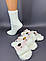 М`які пухнасті білі шкарпетки Норка "KATAYA" (36-41взуття) 5 пар/уп, фото 3
