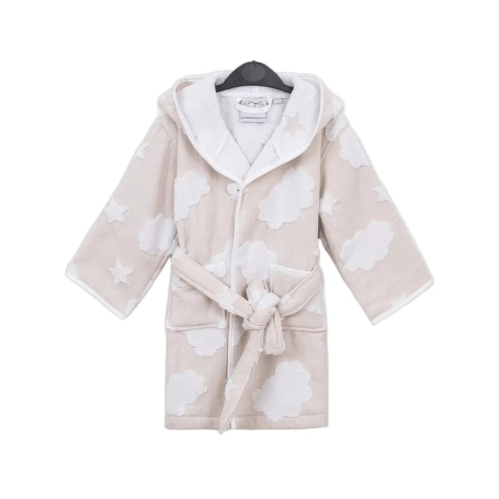 Халат дитячий Irya - New Cloud bej бежевий 2-3 роки 88-98 см, фото 1