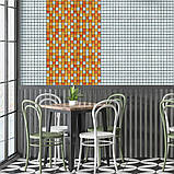 Мозаїка з декоративного скла помаранчева 298х298х4,5мм SW-00002365, фото 5