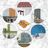 Мозаїка з декоративного скла помаранчева 298х298х4,5мм SW-00002365, фото 6