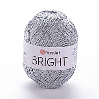 YarnArt BRIGHT (Брайт) № 235 срібло з люрексом (Пряжа, нитки для в'язання)