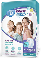Підгузники-трусики iD Comfy Junior Німеччина 4-7років (17-27кг) 24шт (прозора економ.упаковка)