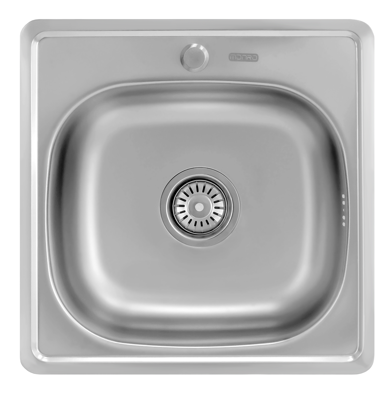 Мийка врізна MONRO 4848 (06/160) Satin квадратна, фото 1