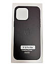 Чохол для IPhone Leather Case MagSafe Black, фото 3