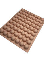 Силіконова форма Напівсфери маленькі 63 шт.