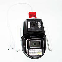 IP WiFi камера P05 з двома об'єктивами та нічною зйомкою для спостереження та охорони (iCSee), фото 3