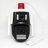 IP WiFi камера P05 з двома об'єктивами та нічною зйомкою для спостереження та охорони (iCSee), фото 2