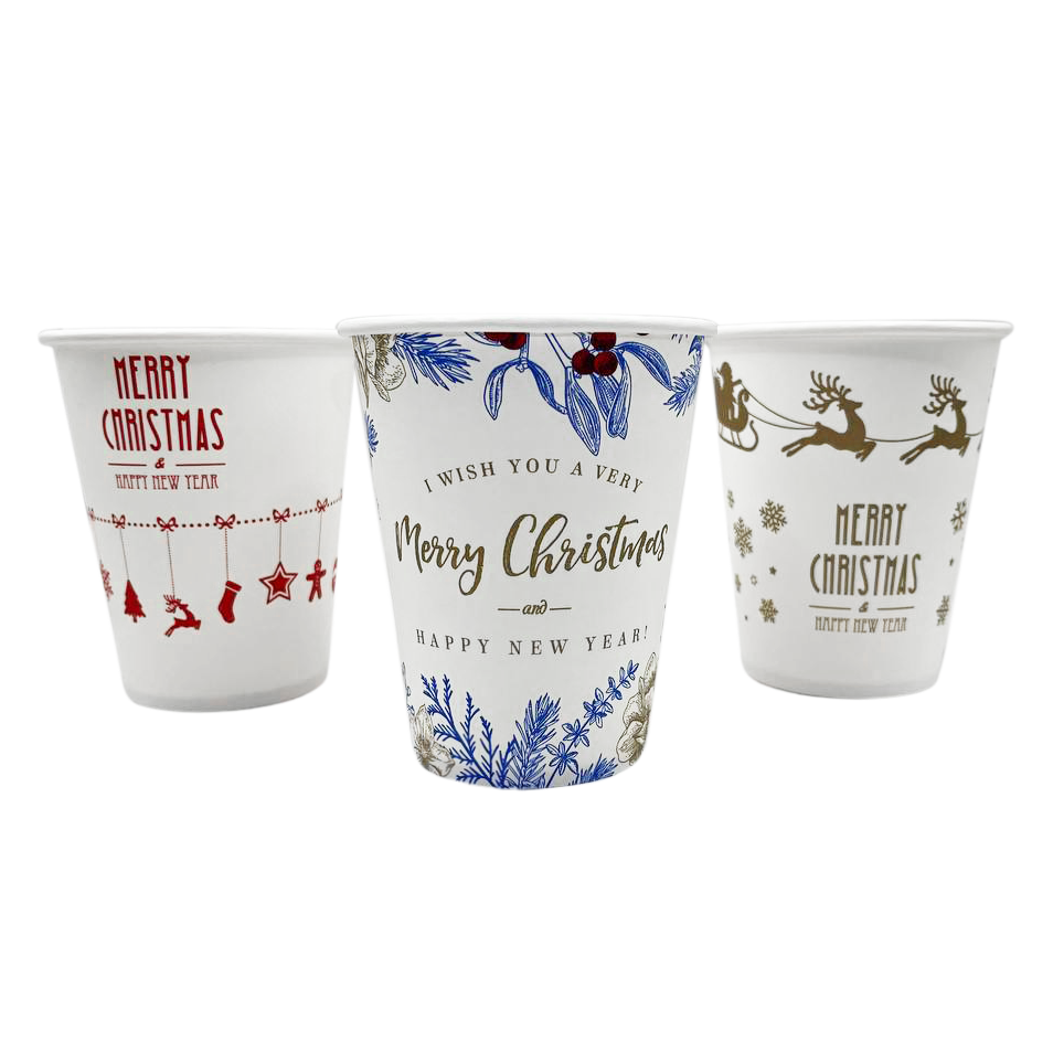 Стакан одношаровий HNY&MC 175мл (50шт/уп|20уп/ящ) UMHNY175, фото 1