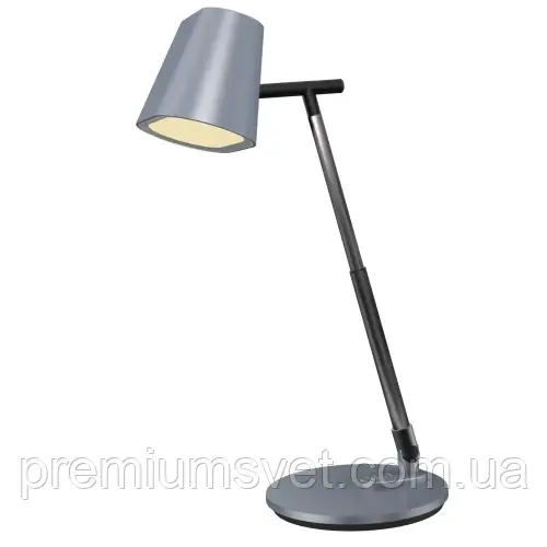 Настільна лампа 1527-BL metallic grey 7W