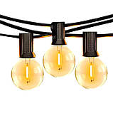 Вулична ретрогірлянда лампочки 5 м 10 лампочок, вінтажна гірлянда, фото 4