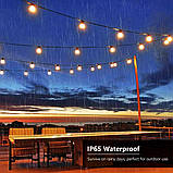 Вулична ретрогірлянда лампочки 5 м 10 лампочок, вінтажна гірлянда, фото 7