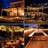 Вулична ретрогірлянда лампочки 5 м 10 лампочок, вінтажна гірлянда, фото 2