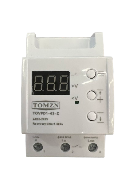 Реле напруги TOMZN TOVPD1-63-Z (однофазне, 63А)