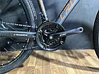 Гірський велосипед Crosser 075С 29" рама 17" обладнання Shimano 21 швидкість гальма гідравліка Logan, фото 8