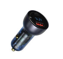 Baseus 65w зарядка ноутбука від прикурювача акумулятора 12V автомобільний зарядний PPS PD/QC4.0 USB-C/USB-A Particular з