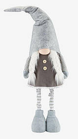 Новорічна велика іграшка м'яка ельф дівчина із регульованими ногами (106 см) ukrfarm